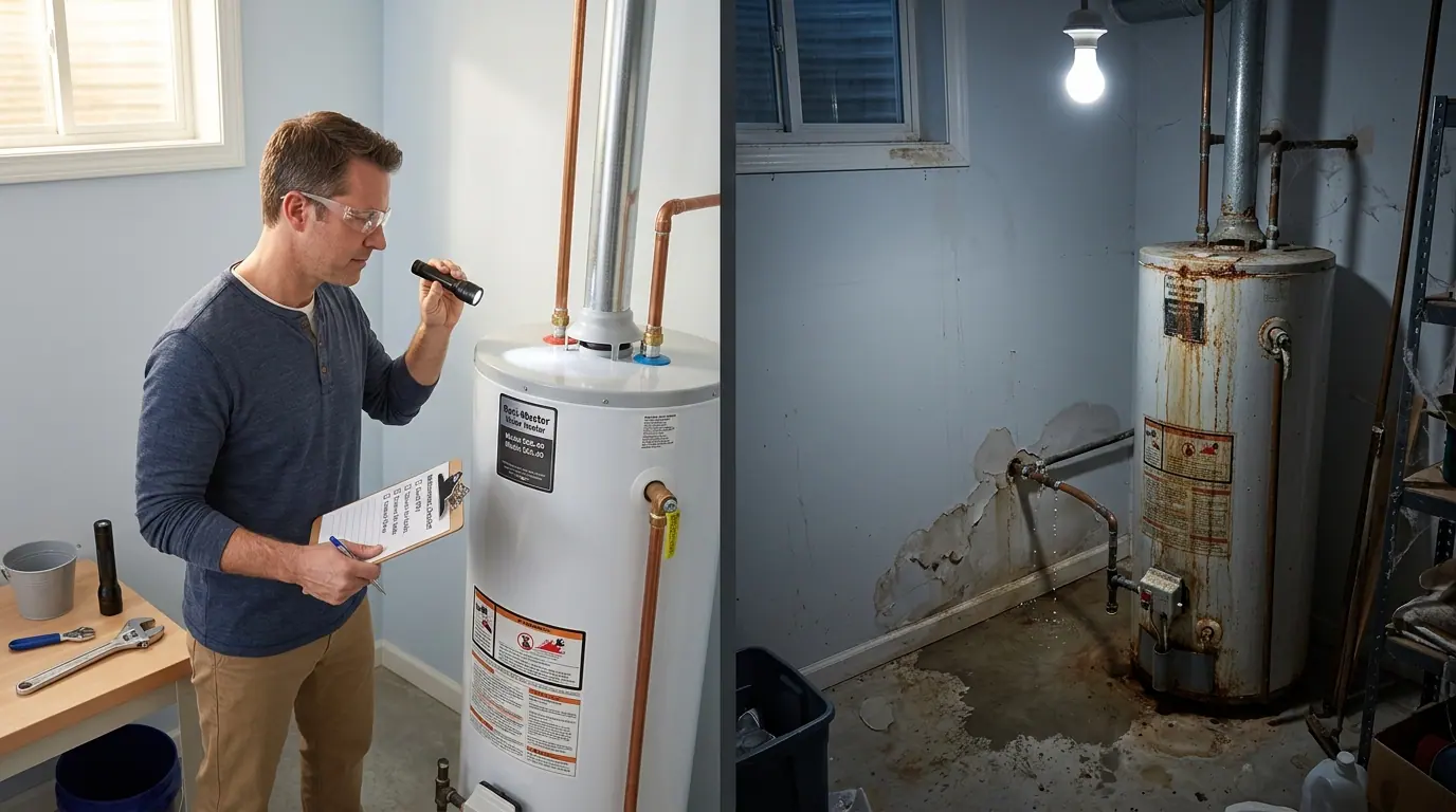 Comparison of maintained and neglected residential water-control equipment